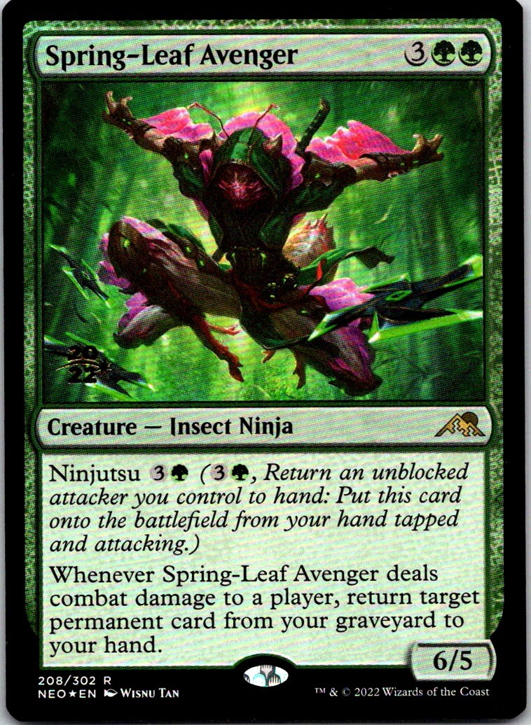 Spring-Leaf Avenger R Prerelease Cards foil 208 Near Mint