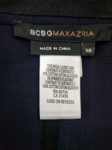 BCBG MaxAzria Wool Jacket Size XS - Picture 4 of 5