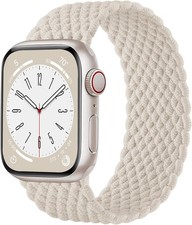 Braided Solo Loop Bands for Apple Watch Band 38mm 40mm 41mm 42mm 44mm 45mm 46mm