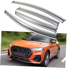 Sun/Rain Guards Wind Deflector Window Visors Compatible with 2019-2025 Audi 