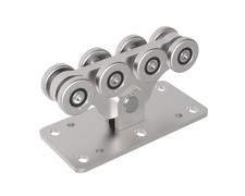 Chariot À Huit Roues Pour Portail Autoportant Zn, P