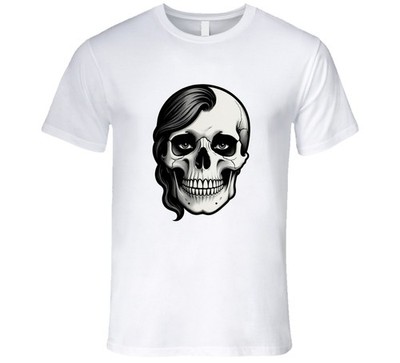 Gothic Skull Woman Day Of The Dead Sugar Face Tattoo Art Scary Gift T Shirt