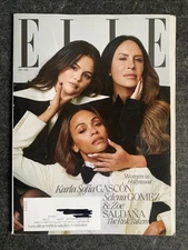 ELLE Magazine : Cast of Emelia Perez : Dec/Jan 2024/2025 : VGC