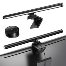 Monitor Light Bar, Computer Screen Light with Touch Switch  Remote Dual Contr...
