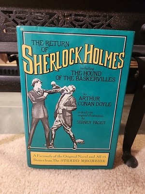 The Return of Sherlock Holmes Facsimile 1976 w/ Hound & Strand Illus