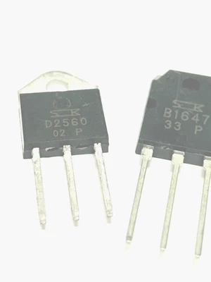 SANKEN 2SB1647 + 2SD2560 Silicon PNP+NPN Triple Diffused Planar Transistor