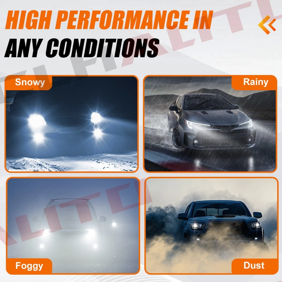 Par de luces antiniebla de conducción para Volvo XC60 XC90 S90 V90 LED laterales Foto 3 de 4