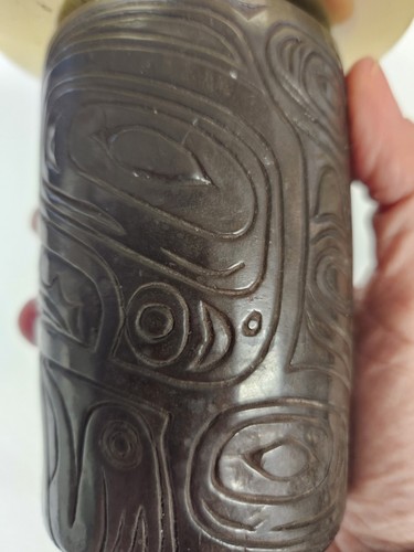 Amos Wallace Alaskan Hand Carved Totem Pillar Candle Holder Set Of 2 1969 *Read - Picture 11 of 20