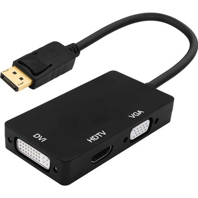 Displayport Adapter HDMI VGA DVI Konverter Kabel für PC Laptop TV Projektor