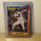Topps 1990 Nolan Ryan #1 Texas Rangers MLB Collector's Card