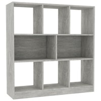 BüCherregal Betongrau 97,5X29,5X100 Cm Holzwerkstoff