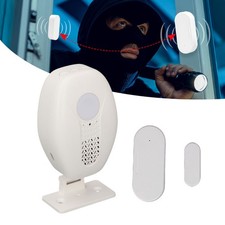 Wireless Door Sensor Alarm Magnetic Induction 98.4FT Range 80dB Door And