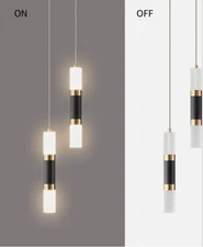 LIANGMH JP-044-2Y Pendant Light Kitchen Island Dimmable LED Modern Mini 2-Light