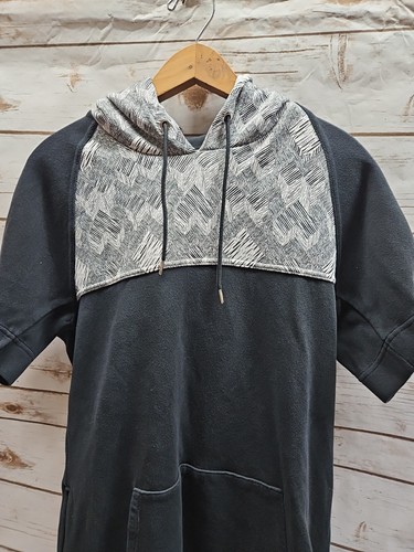 Nike Air Jordan Jumpman Hoodie Sweatshirt Retro Short Sleeve Pullover BHM Sz Sm - Picture 2 of 8