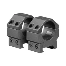 Extra Heavy Duty 1" Scope Rings Low Rise 4 Screw / 1913 Picatinny Rail Mount 