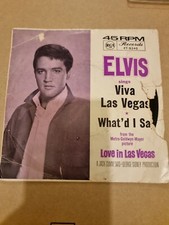 Elvis Presley. Viva Las Vegas. 7 Inch Single. Record Vinyl.  G