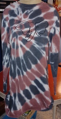 Ivory Ella Aida Dress Womens Large Tie Dyed Elephant Sweatshirt Pullover  Shift | eBay