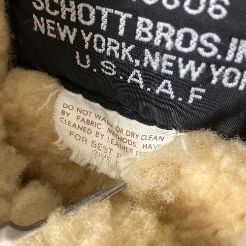 Schott Type B-3 Flight Lederjacke braun Herren Größe 38 aus Japan - Bild 9 von 14
