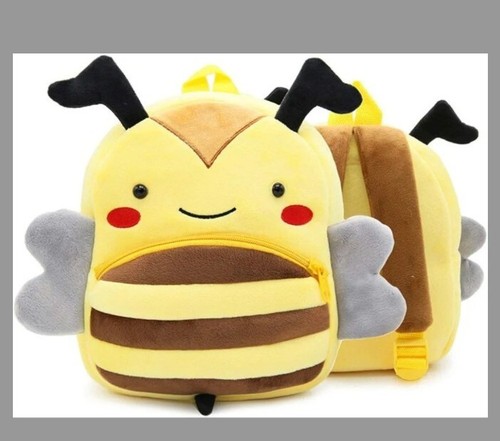 ๐ Cute Bee Soft Plush Toddler Children Backpack - Picture 8 of 11