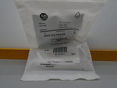 New old Stock 42CF-D1LPA2-D4 Allen Bradley 300mm Diffuse Sensor N74 | eBay