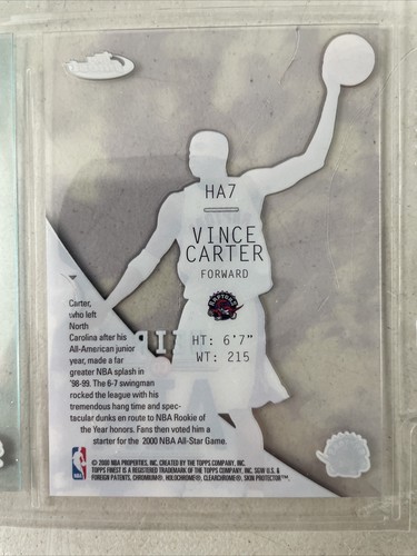 1999-2000 Topps Finest Heirs to Air HA Complete Insert Set 1-10 Kobe Bryant - Picture 17 of 21