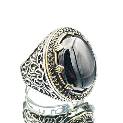 Gothic Fleur De Lis Band Ring - 925 Sterling Silver Wide Band Ring For Men, No Gemstone, Heavy Solid Silver - View #8