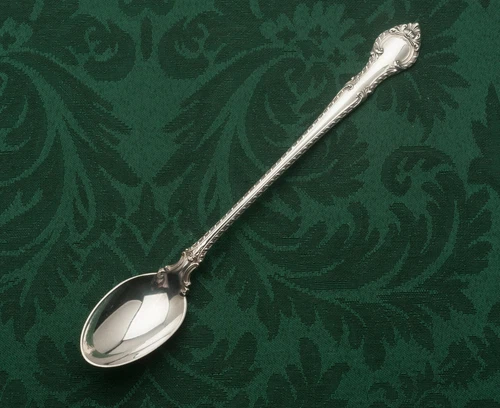English Gadroon by Gorham Sterling Silver Iced Beverage Spoon 7.5"
