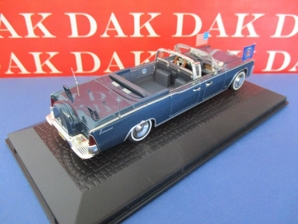 Die cast 1/43 Modellino Auto Lincoln Continental Limo SS-100-X J.F. Kennedy 1963 - Immagine 3 di 4