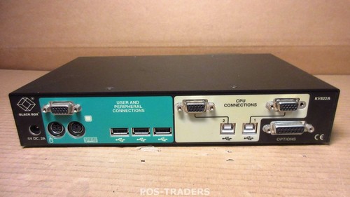 Commutateur KV822A ServSwitch USB Plus 2 ports boîte noire - bloc d'alimentation exclu - Photo 2/2