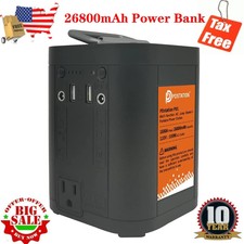 Lithium Ion Portable Power Station 110V 26800mAh 100Wh Portable Generator W/USB