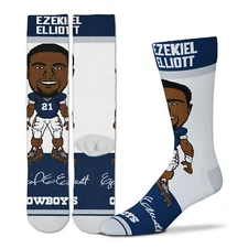 Dallas Cowboys Ezekiel Elliott Signing Bonus Crew Socks