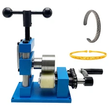 Hand Crank Ring Bracelet Press Bending Machine Making Tool Jewelry Ring Bender