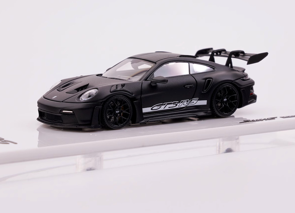 SUHE 1:64 Matte Black 911 GT3 RS Racing Sports Model Diecast