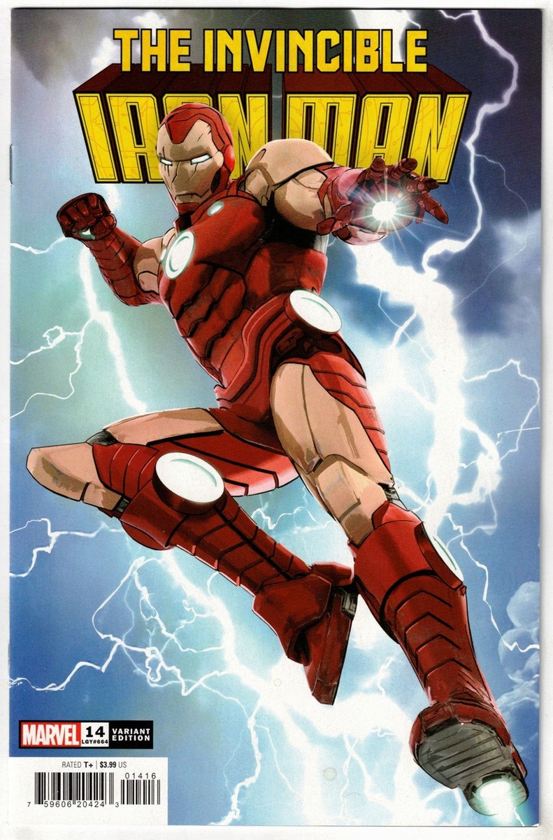 INVINCIBLE IRON MAN #14 (2024)- 1:25 MIKE MAYHEW VARIANT- MARVEL