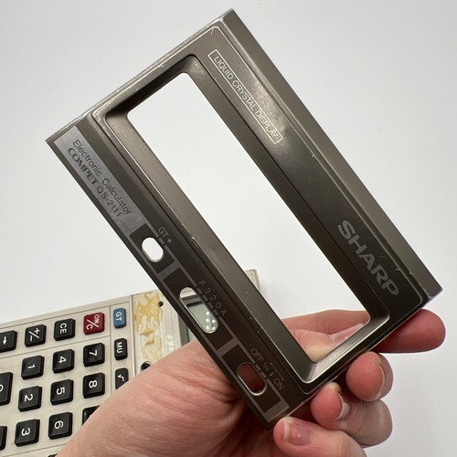 PARTS/REPAIR Sharp Compet QS-2111 Electronic Calculator w/ Carrying Case - Japan - Picture 7 of 7