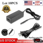 Lot 10 For Microsoft Surface Pro 4 3 Power Supply 1625 Adapter Charger 12V 30W