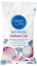 New Clean Life No Rinse Shampoo Cap Latex + Alcohol Free