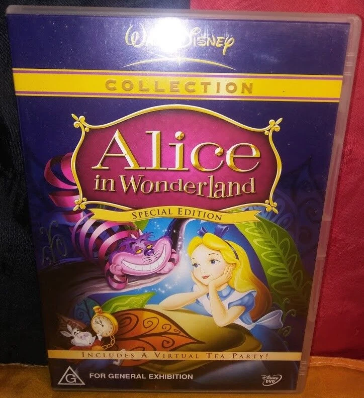 Alice In Wonderland Disney Dvd