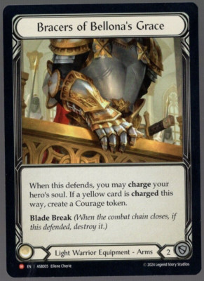 Bracers of Bellona's Grace ASB005 Majestic Rainbow Foil Boltyn Armory FaB NM