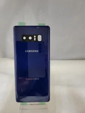 Battery Back Door Glass Cover For Samsung Galaxy N8 Blue new