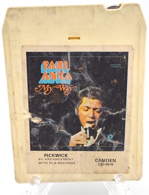 8 Track Tape Paul Anka My Way 1974 Pickwick CBS-0616 TESTED *Pads Inspected*