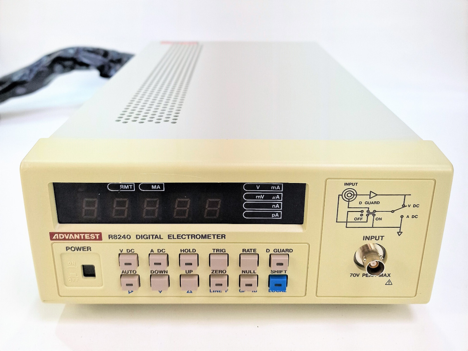 Advantest R8240 Digital Electrometer + Omron Z3GB Optical GP-IB Link