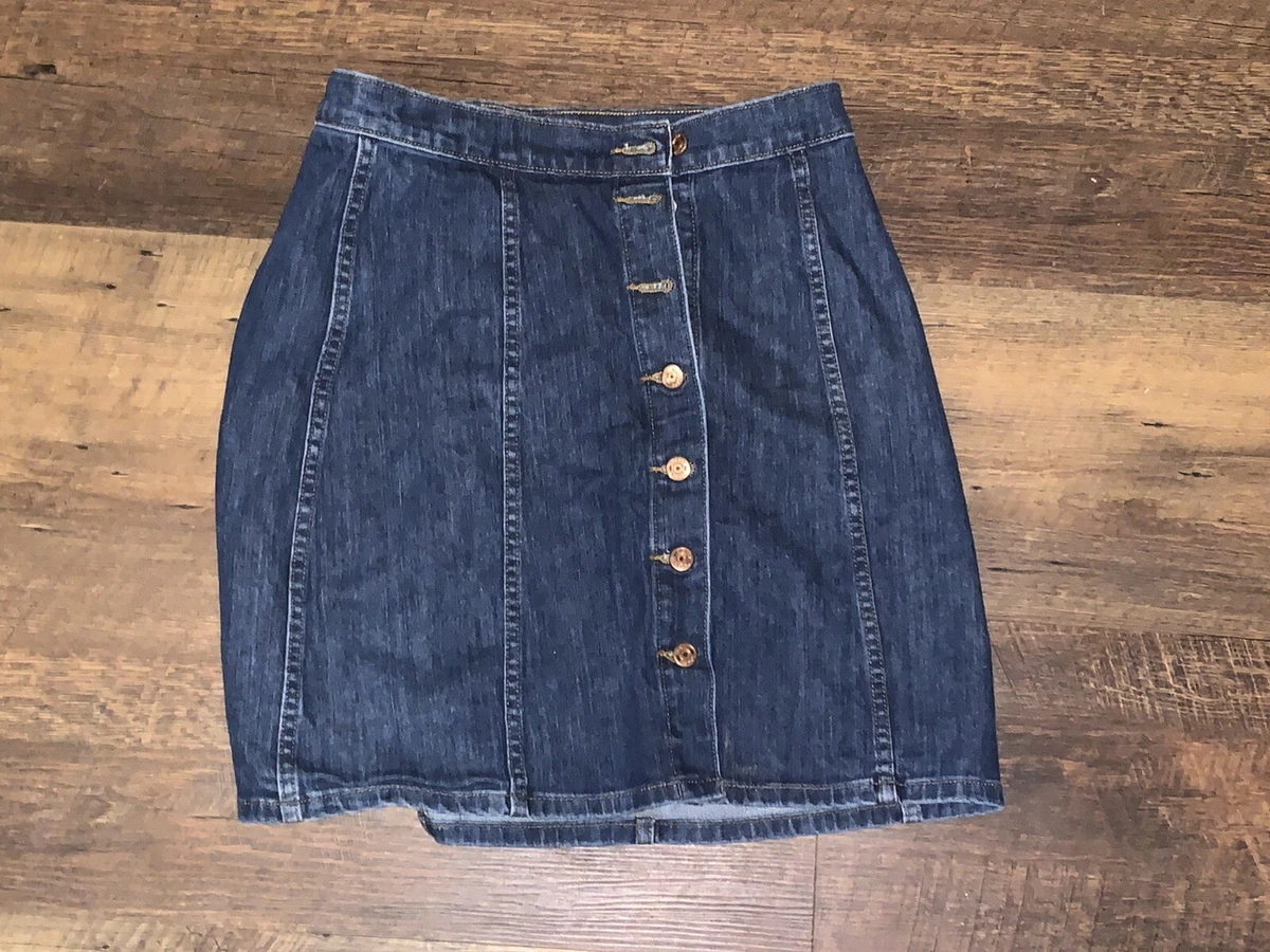 J crew jean skirt top