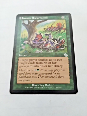 MTG Krosan Reclamation Judgment 122/143 Regular Uncommon