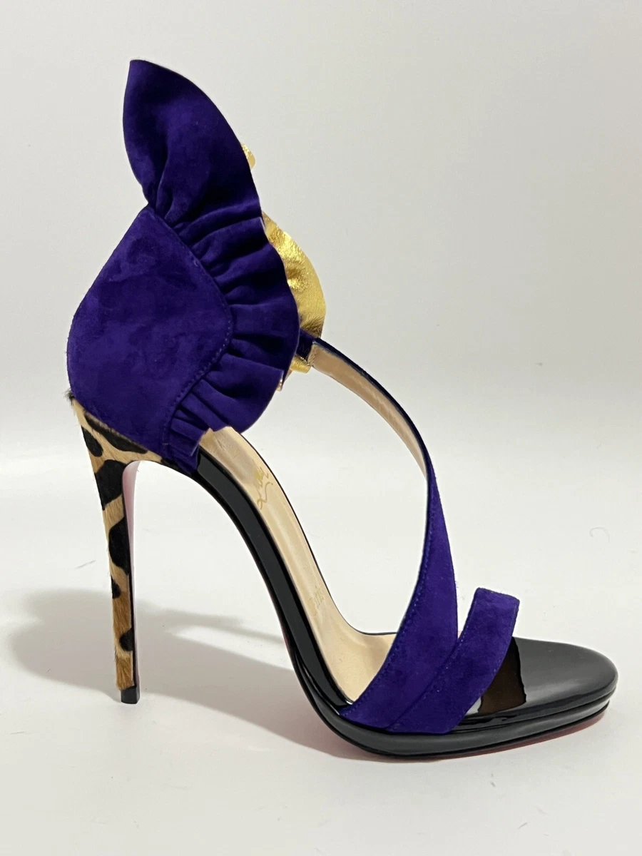 Christian louboutin purple heels sale