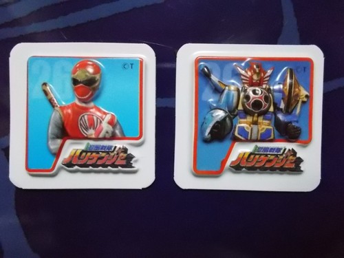 Super Sentai 35th anniversary Legend Card 3D magnet Red & Robo Power Rangers - Picture 97 of 106