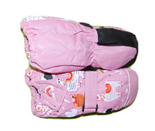 Lama Themed Light Pink Mittens Toddler Youth New