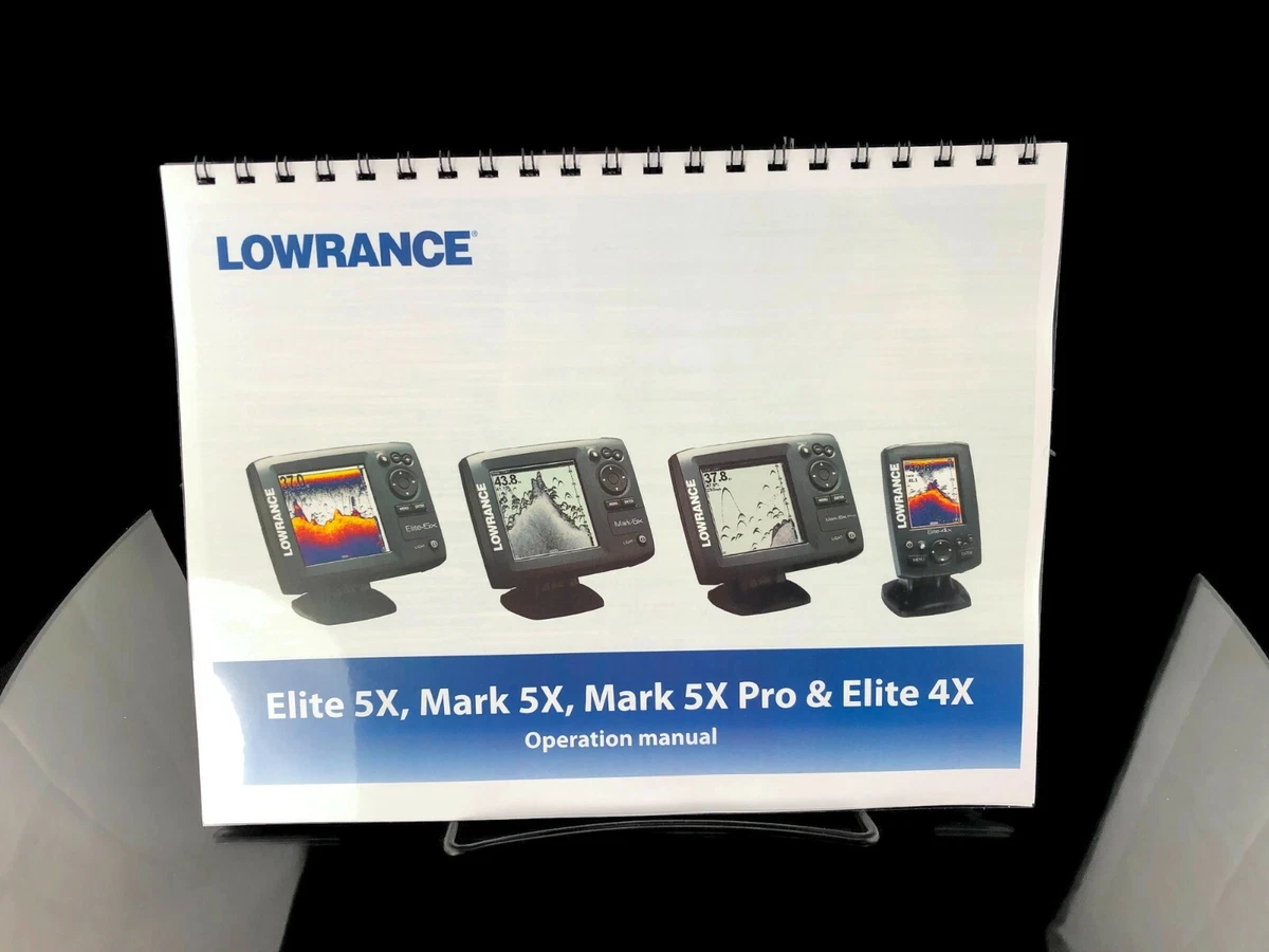 Lowrance Navico Elite 5x 4x Mark 5x Mark 5x Pro Operator Manual.