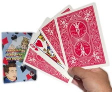 JUMBO DREAM QUEEN Magic Card Trick Close Up Magician Bicycle Mind Reading Gaff
