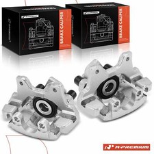 A-premium Pair Rear Disc Brake Caliper With Bracket For Bmw E34 525i 530i 535i